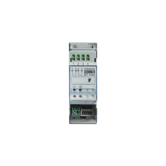 Actionneur modulaire 2 relais indépendants gestion de température MyHOME_Up - 2 modules