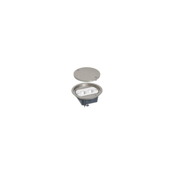 boîte de sol IP66 -couvercle amovible inox 4 modules