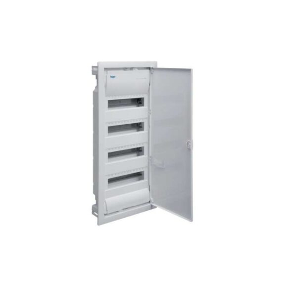 HAGER Coffret encastré Volta 12 modules - 4 rangées VU48