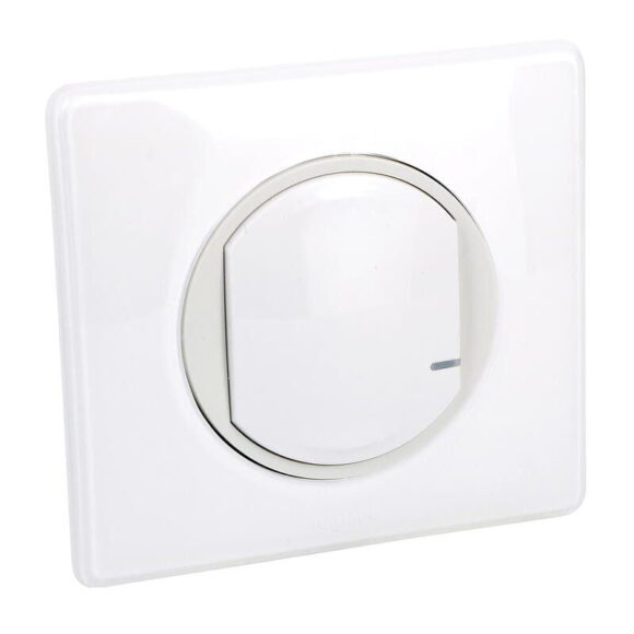 Interrupteur connecté Céliane - 300W - Variateur - Blanc