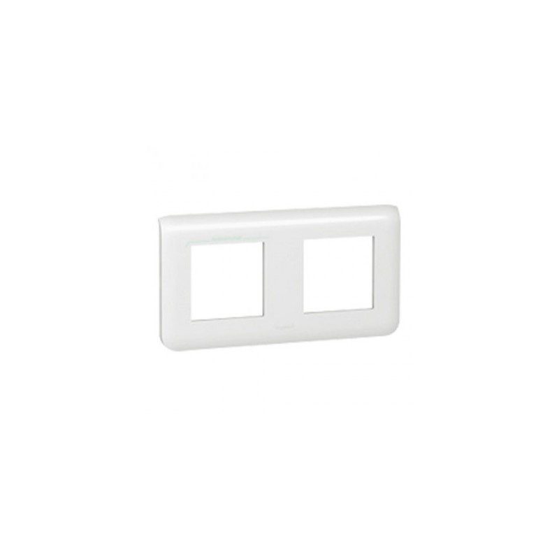 LEGRAND Mosaic Plaque double horizontale Blanc - 078804