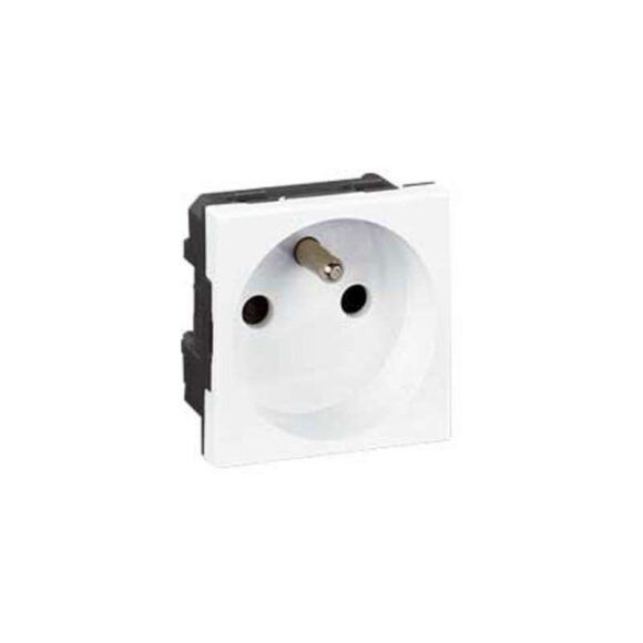 LEGRAND Mosaic Prise de courant 2P+T blanc - 077111