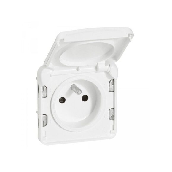 LEGRAND Plexo Prise de courant 2P+T étanche complet encastrée IP55 - 069831