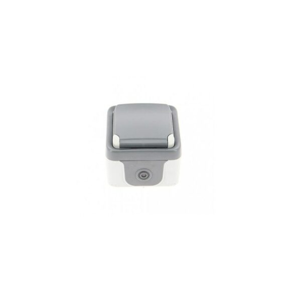 LEGRAND Plexo Prise de courant 2P+T étanche complet gris IP55 - 069731 - Image 3