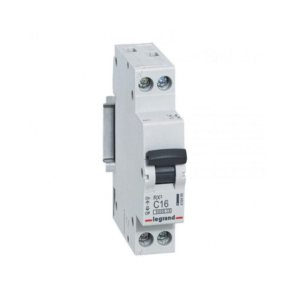 LEGRAND RX3 Lot de 10 disjoncteurs 16A Ph+N courbe C 4.5kA 230V - LOT406782