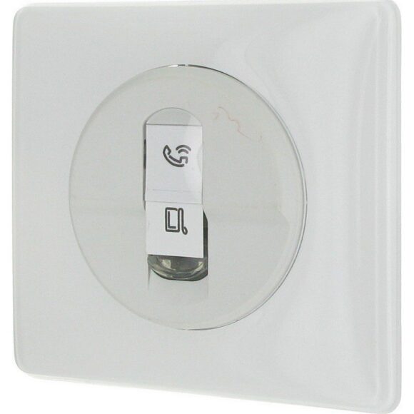 PRISE DE COMMUNICATION MULTI-USAGES CÉLIANE BLANC GLOSSY