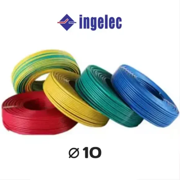 Cable électrique rigide H07VR 10²  Ingelec