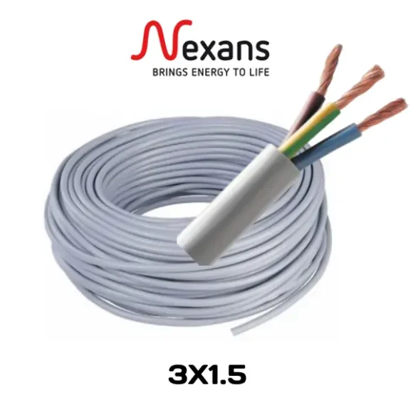 Câble souple  3x1,5mm² U500 SV1V NEXANS