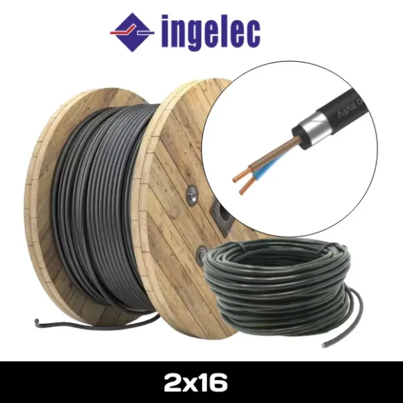 Câble armé RVFV cuivre  2x16mm² U1000 INGELEC